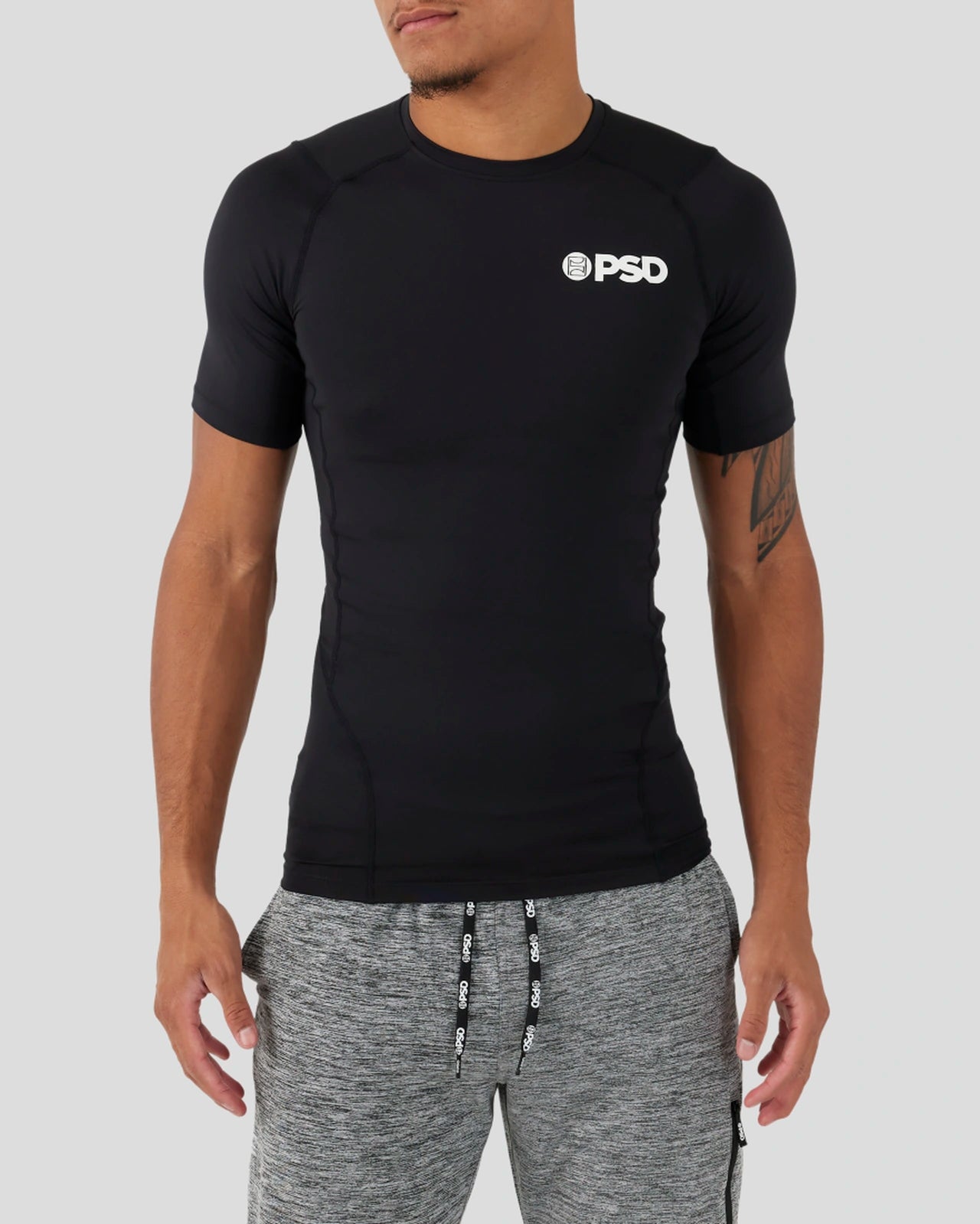 COMPRESSION TEE SHORT SLEEVE - BLACK